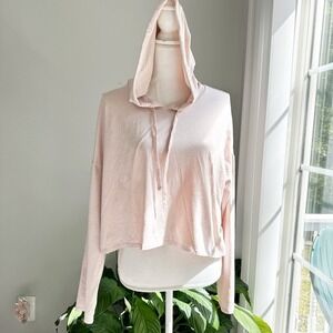 ME/WE Pink Blush Hoodie Size Large